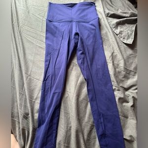 Lulu lemon blue wunder unders size 4